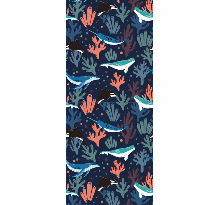 Papel de parede peixes cena subaquática - TenStickers