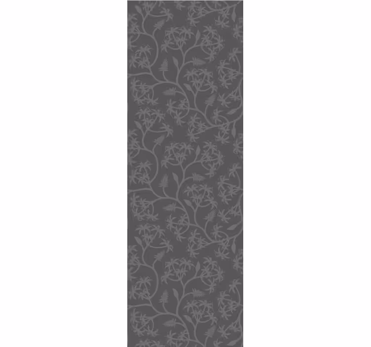 Papel de parede folhas padrão floral sutil - TenStickers
