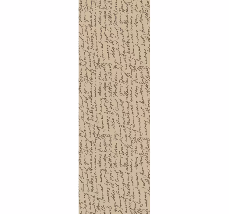 papel de parede letras escrita de roteiro elegante - TenStickers