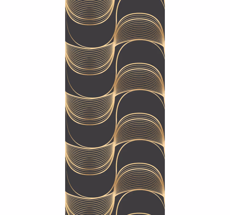 Papel de parede formas geométricas padrões elegantes - TenStickers