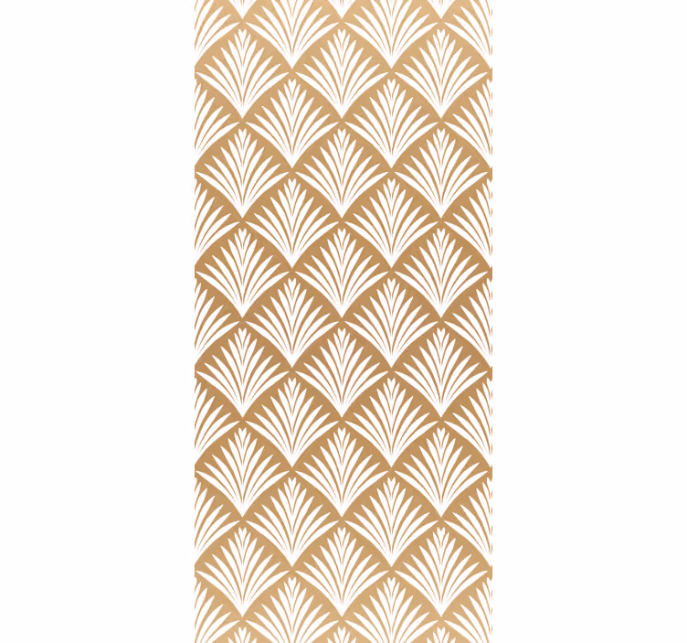 papel de parede corredor Folhas de ouro em estilo de decoração ar - TenStickers