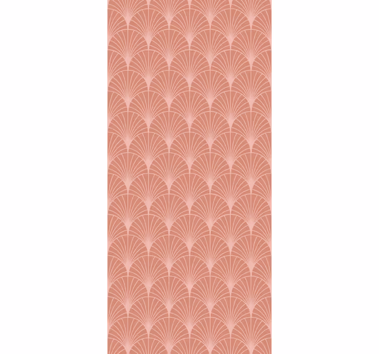 papel de parede artístico formas de leque elegantes - TenStickers