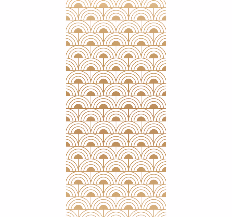 papel de parede formas geométricas arcos curvos - TenStickers