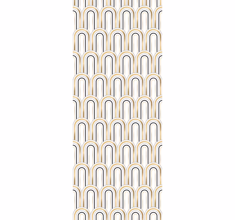 papel de parede para sala padrões de arco elegantes - TenStickers
