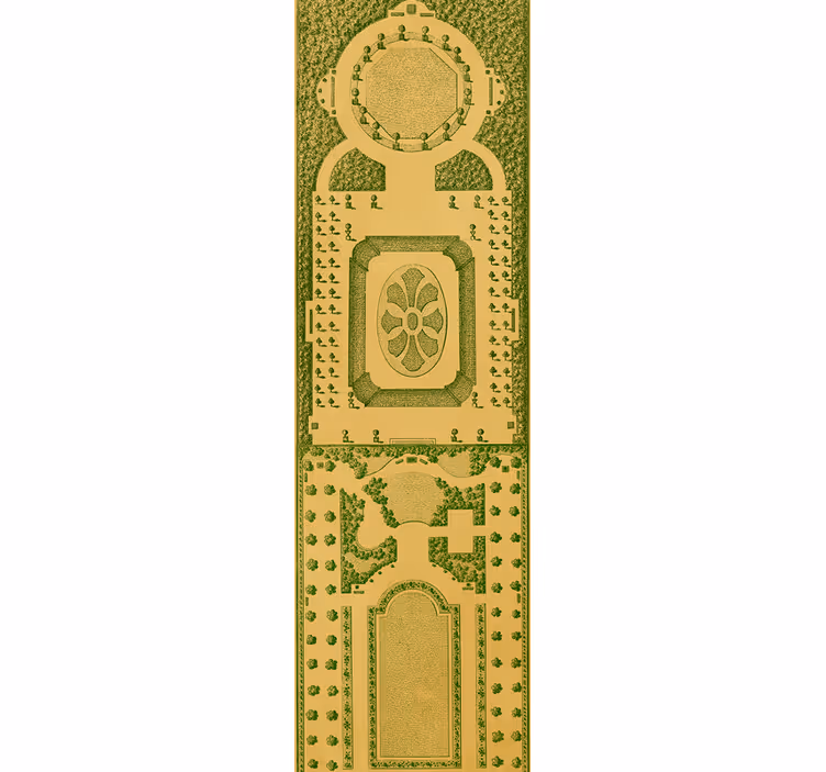 Papel de parede natureza paisagismo de jardim - TenStickers