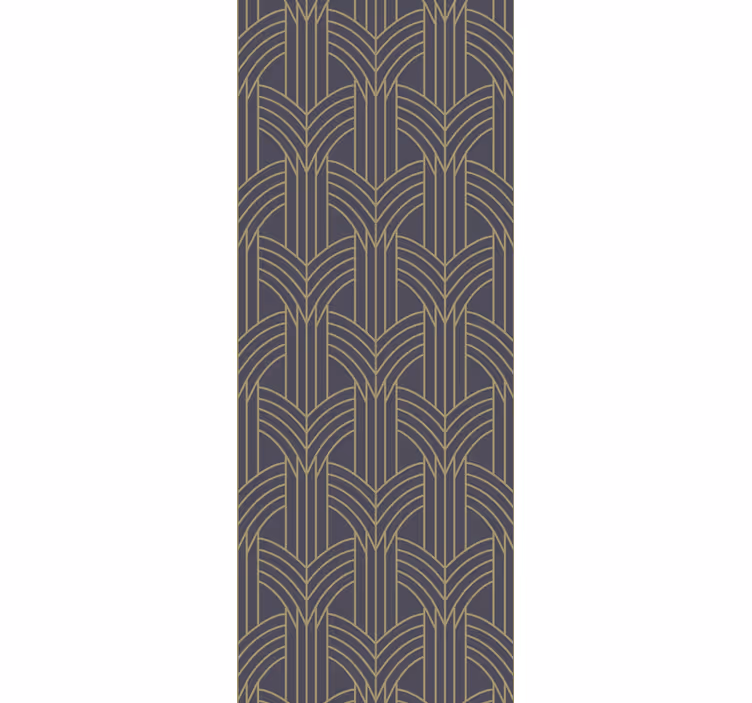 Papel de parede para sala em estilo art déco - TenStickers