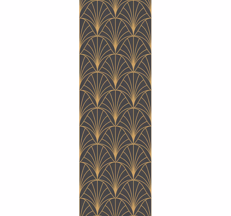Papel de parede moderno padrões dourados elegantes - TenStickers