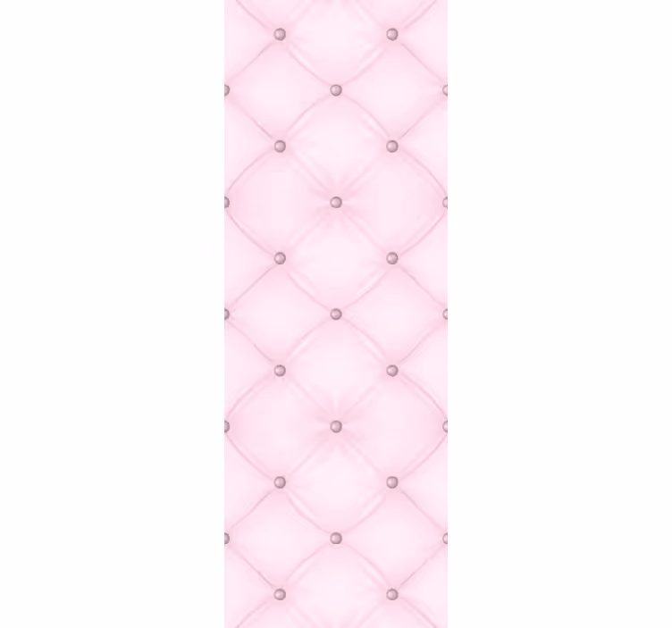 Papel de parede outras texturas em elegante tufting rosa - TenStickers
