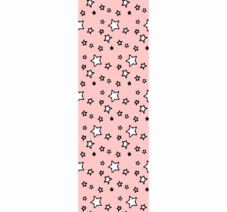 Papel de parede infantil Estrelas brancas - TenStickers