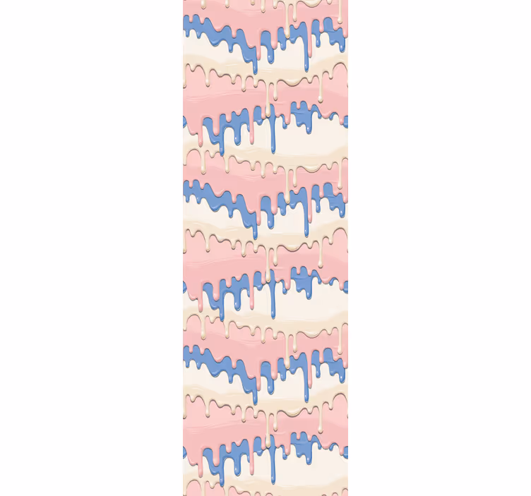 papel de parede artístico padrão de gotejamento derretido - TenStickers
