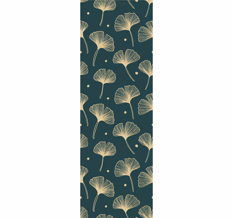 Papel de parede folhas exibição elegante de folhas - TenStickers