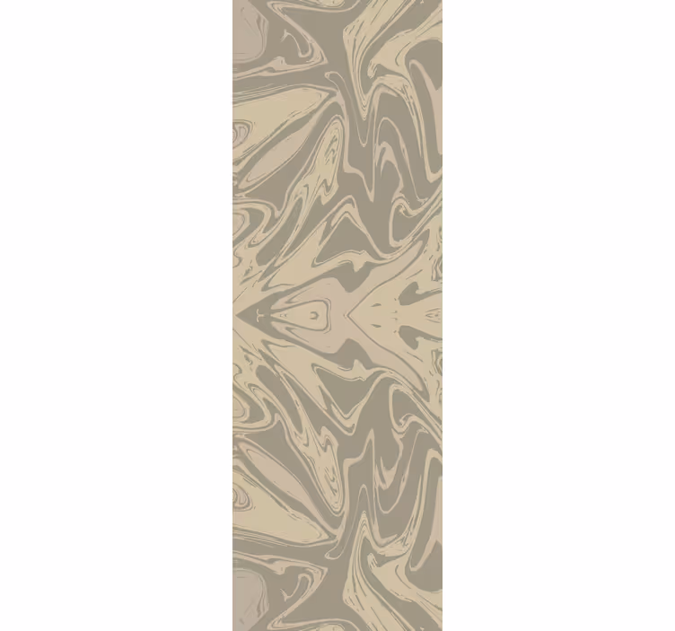 Papel de parede abstracto padrão bege elegante - TenStickers