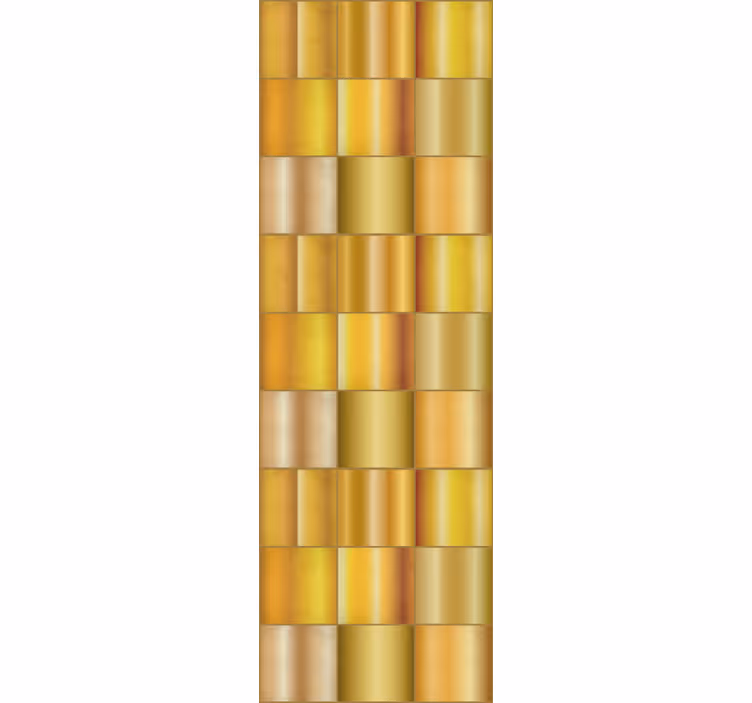 papel de parede texturas e padrões padrão geométrico dourado - TenStickers