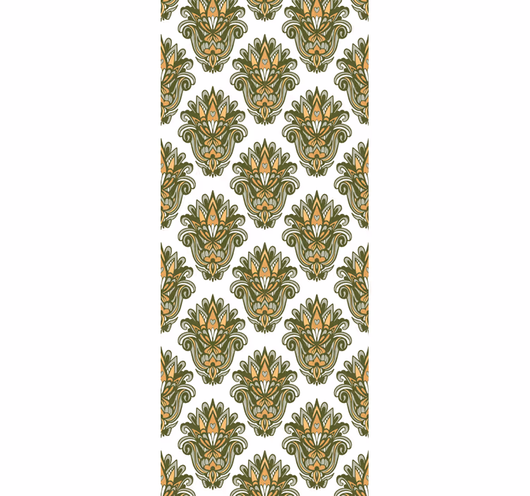 Papel de parede floral estrutura floral elegante - TenStickers
