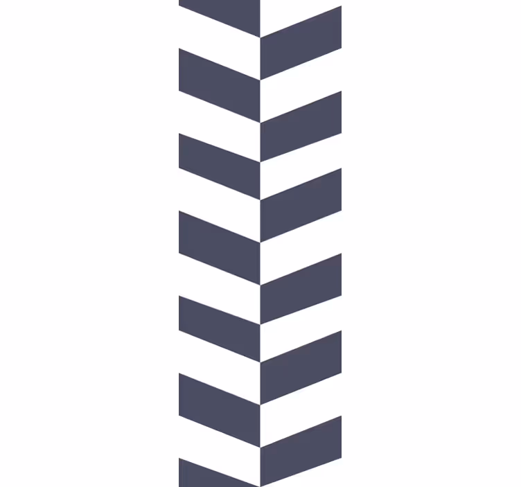 Papel de Parede listras Padrão de riscas azul marinho - TenStickers