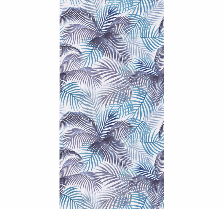 Papel de parede natureza detalhes de palmeiras tropicais - TenStickers