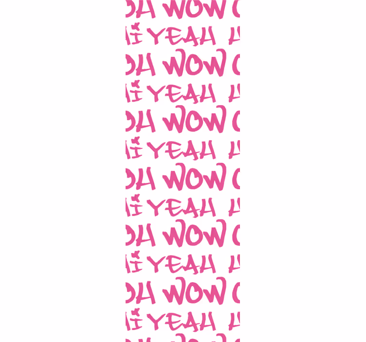 papel de parede letras design de frase expressiva - TenStickers