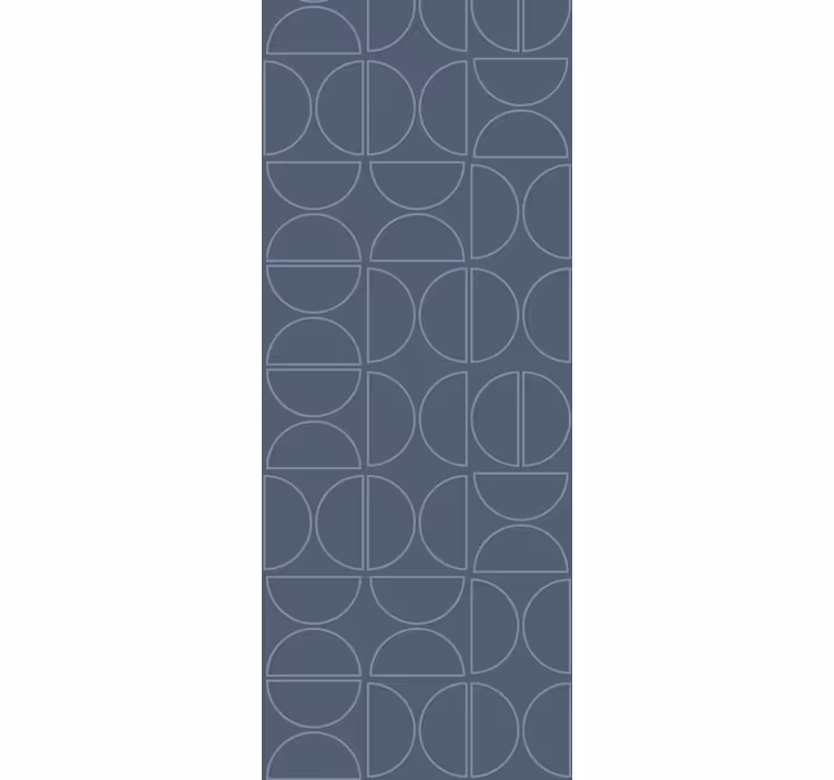 Papel de parede moderno padrão geométrico cinza - TenStickers