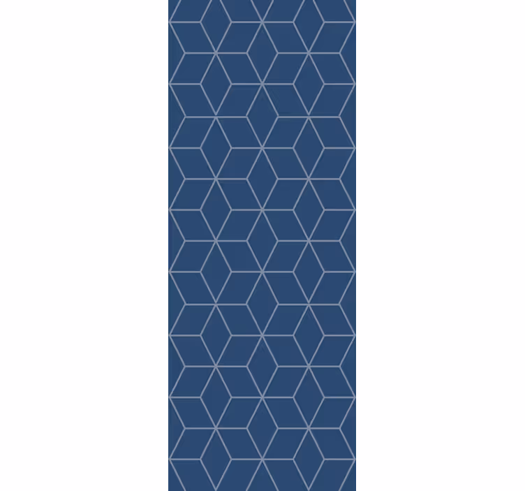 Papel de parede formas geométricas padrão hexagonal - TenStickers
