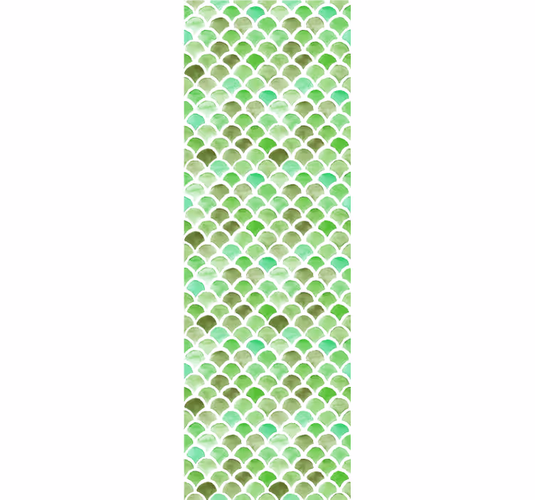 papel de parede texturas e padrões padrão verde recortado - TenStickers