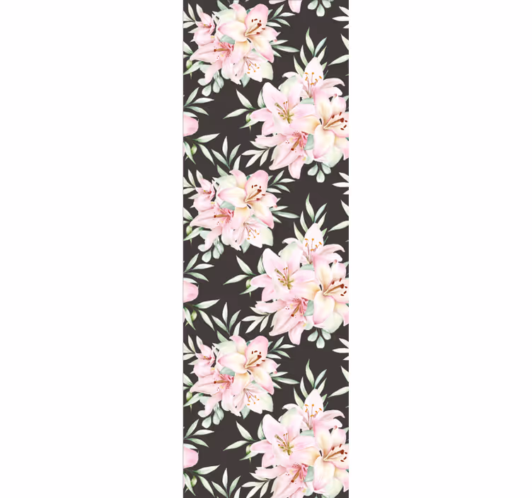 papel de parede quarto de casal arranjo floral exuberante - TenStickers
