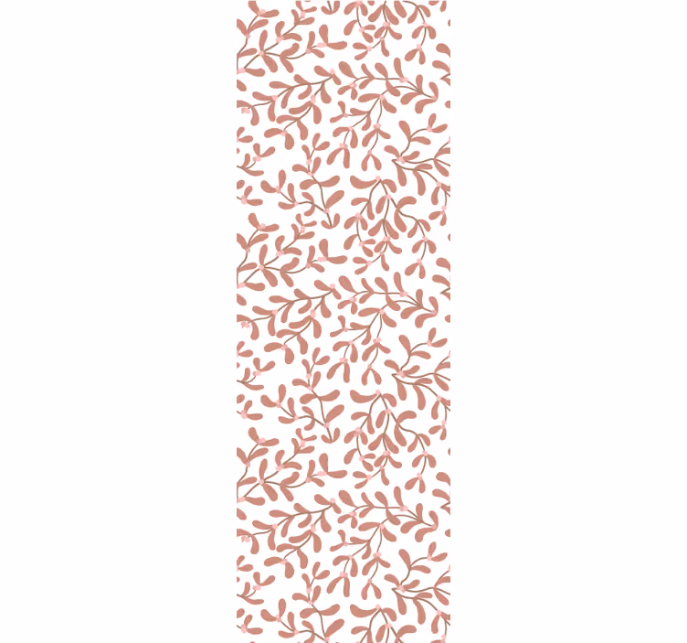Papel de parede folhas galhos finos e delicados - TenStickers