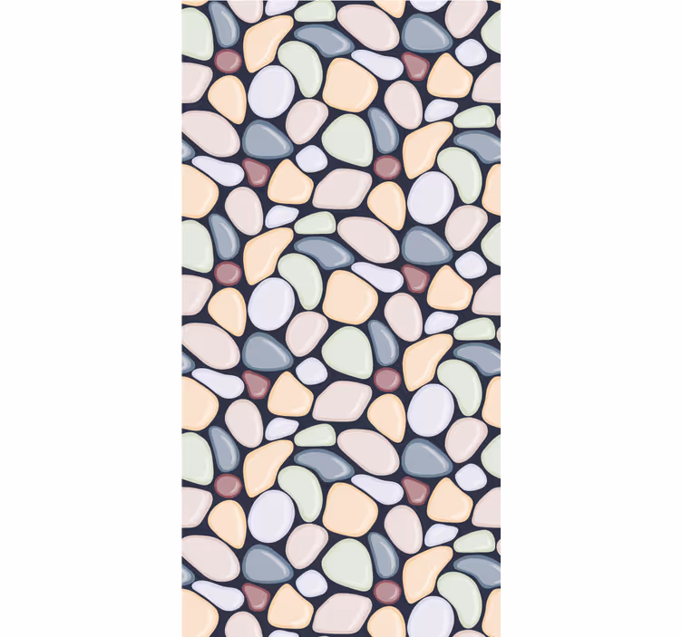 papel de parede texturas e padrões design de padrão de seixo - TenStickers