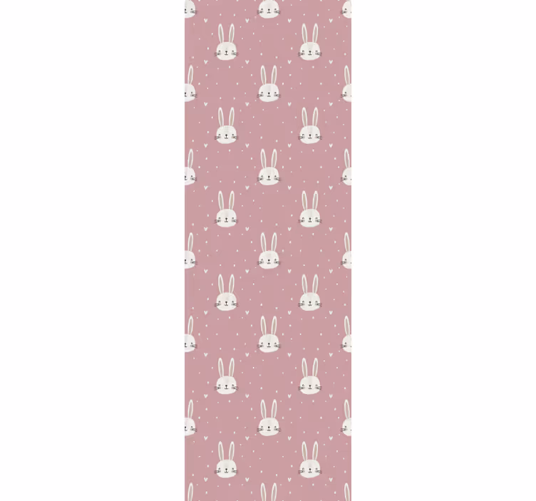 papel de parede infantil Padrão "boho" rosa - TenStickers