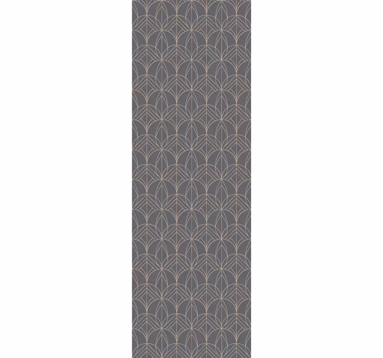 papel de parede para sala design de padrão cinza elegante - TenStickers