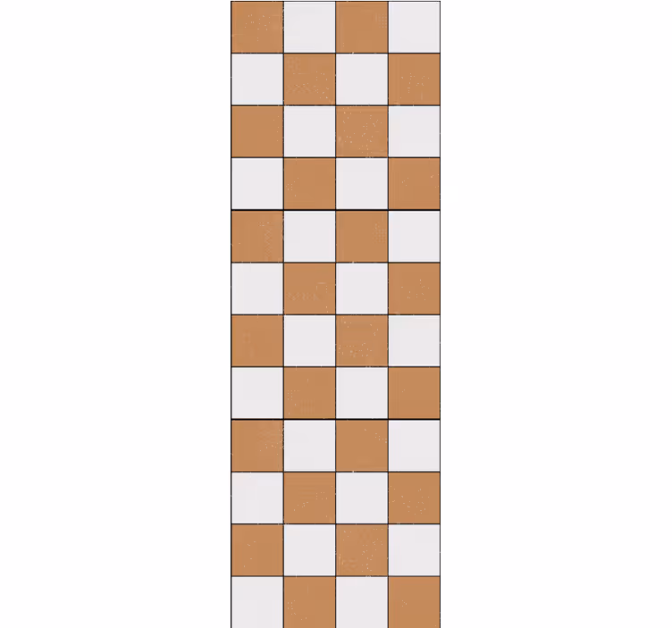 papel de parede azulejo design de padrão quadrado - TenStickers