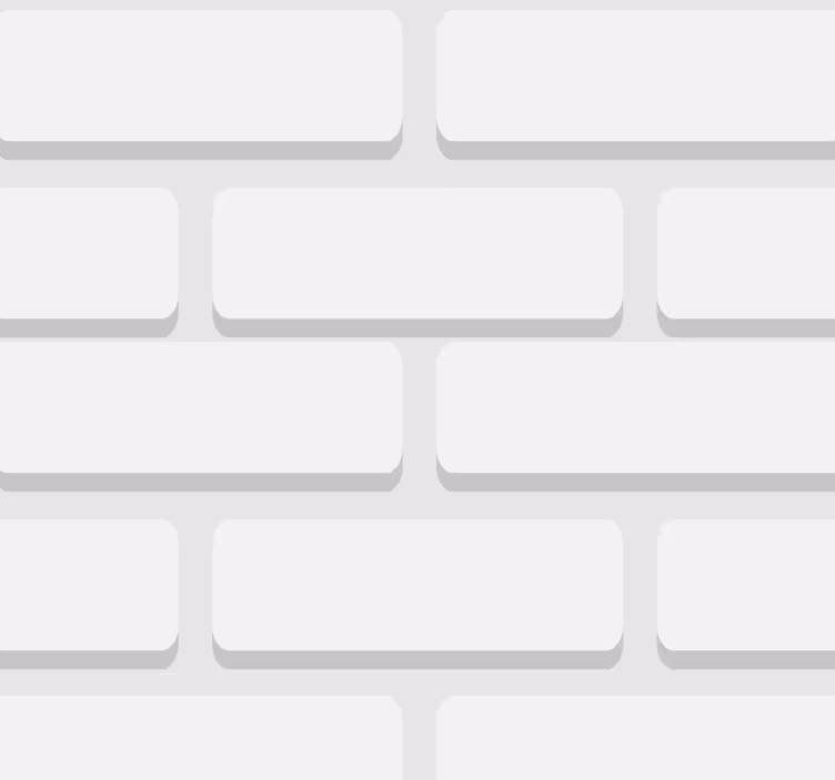 papel de parede para sala tijolos brancos realistas - TenStickers