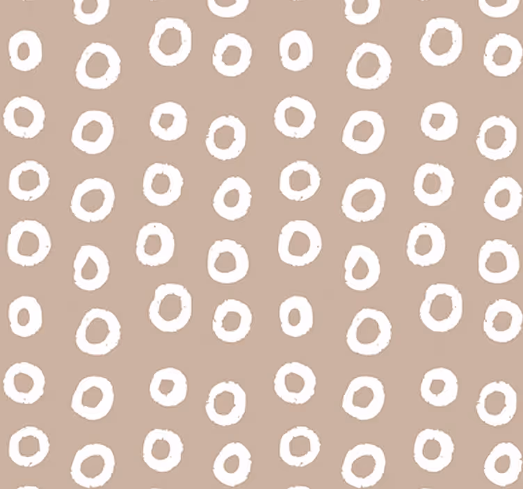 papel de parede para quarto Bolhas de Canela - TenStickers