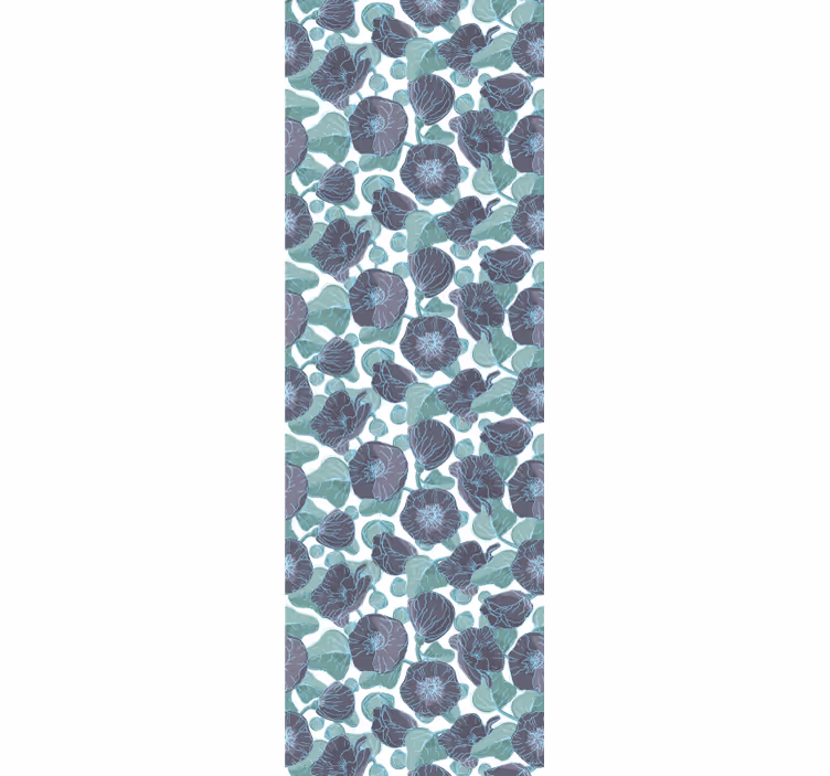 Papel de parede flores malva - TenStickers