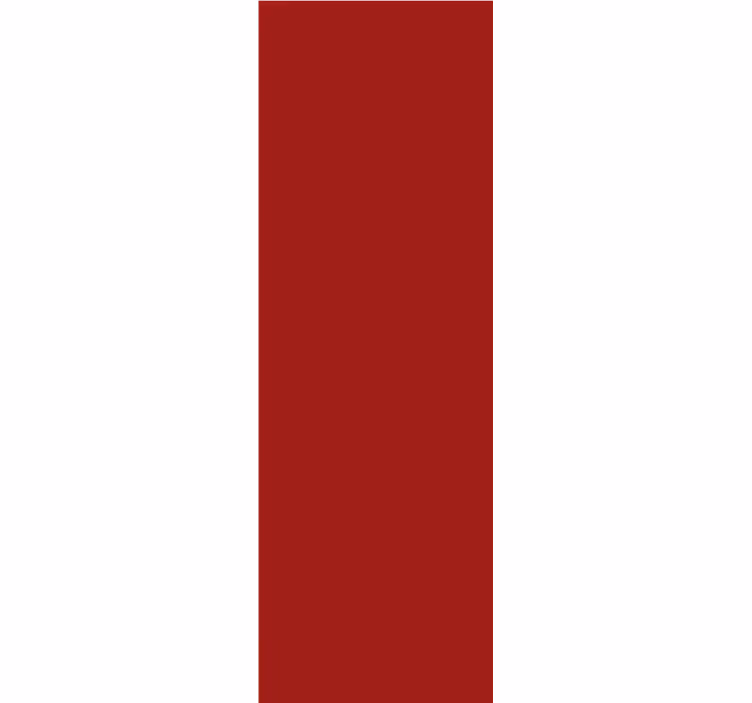 Papel parede vermelho cor simples - TenStickers