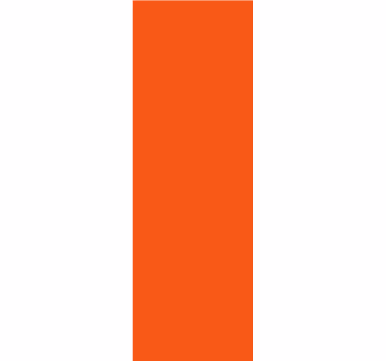 Papel de parede cor de laranja simples - TenStickers