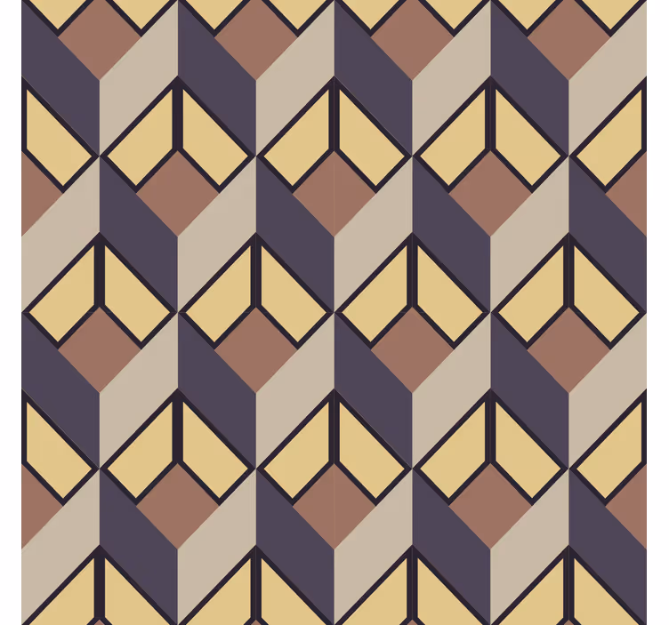 papel de parede para sala cinza retrô - TenStickers