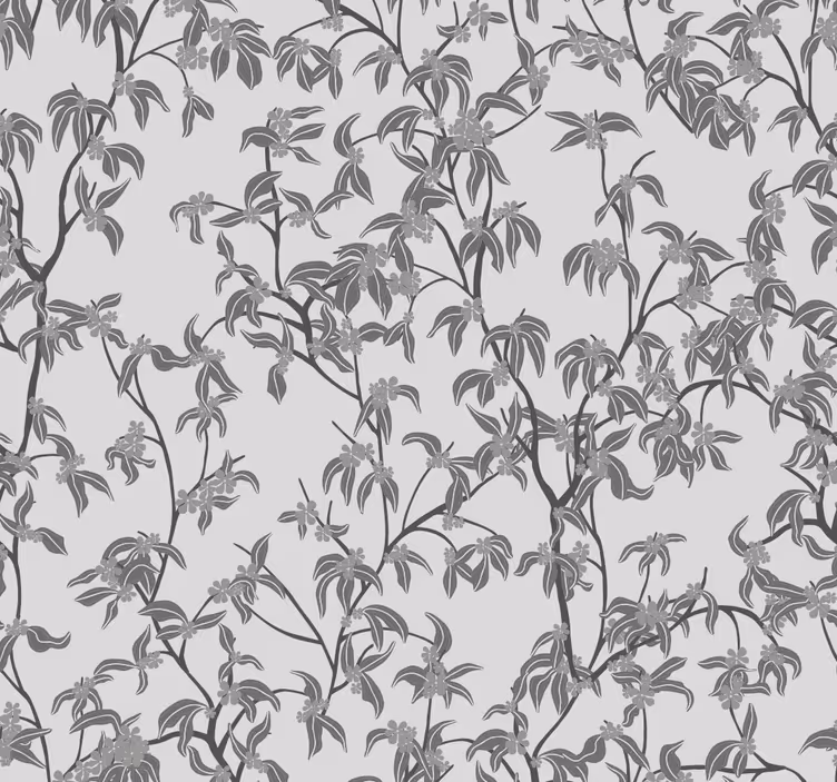 Papel de parede cabeceira árvores minimalistas - TenStickers