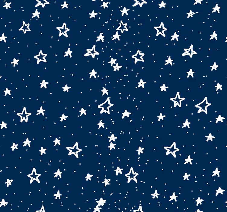 papel de parede Força Armada UK estrelas esboçadas - TenStickers