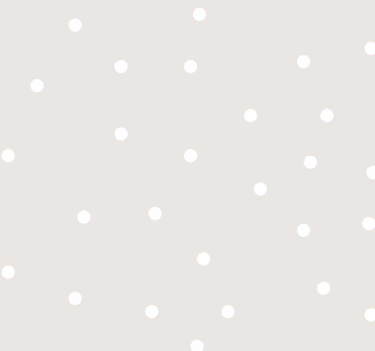 papel de parede quarto de bebé cor bege com pontos brancos - TenStickers