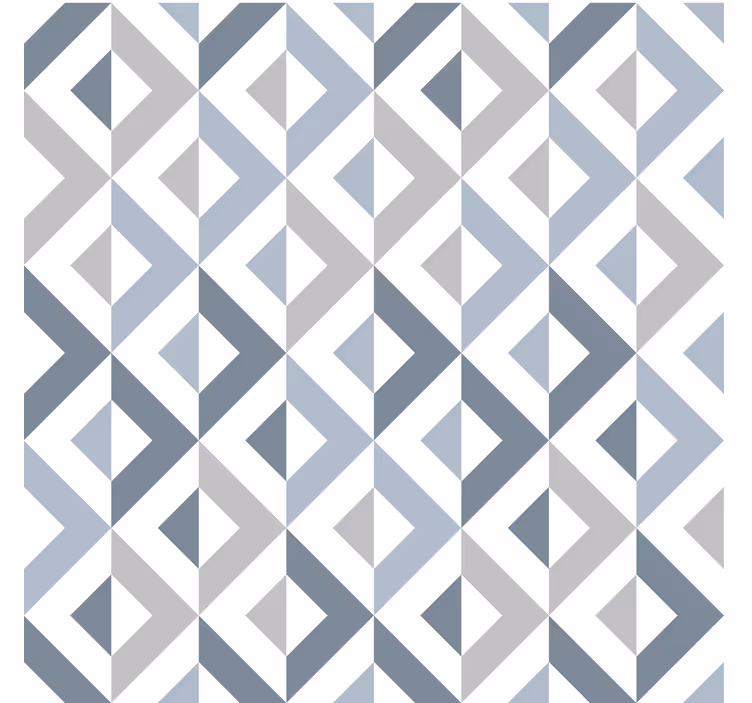 Papel de parede geométrico efeito têxtil - TenStickers