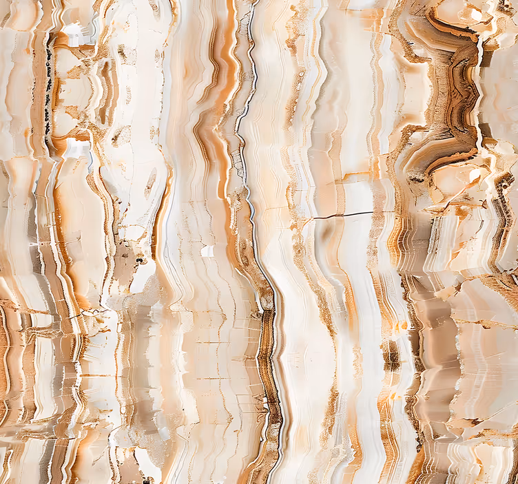 papel de parede mármore cores bege - TenStickers