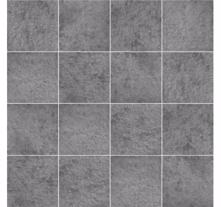 papel de parede azulejo tons de cinza - TenStickers