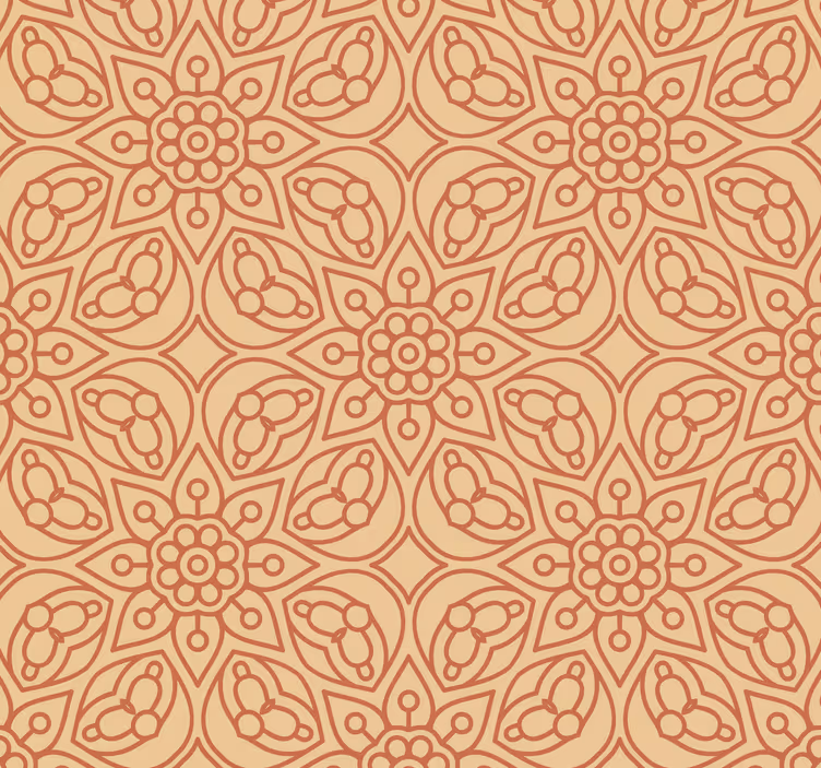 papel de parede floral Elementos de mandala vintage - TenStickers