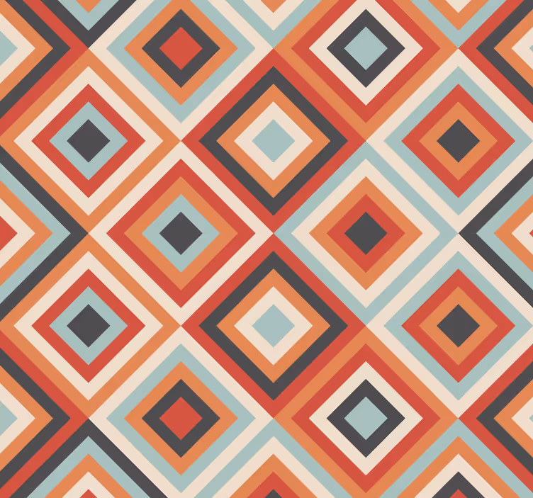 papel de parede para sala padrão tribal boho - TenStickers