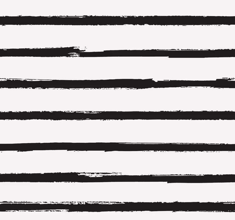 papel de parede horizontal riscas pretas minimalistas - TenStickers