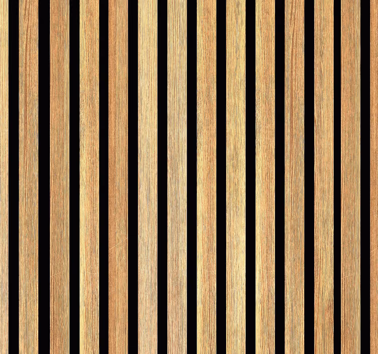 Papel de parede madeira estilo madeira marrom em teca - TenStickers
