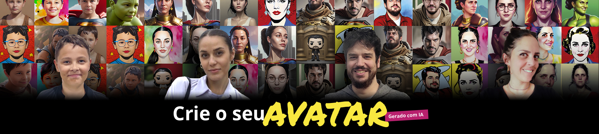 Cria o teu Avatar