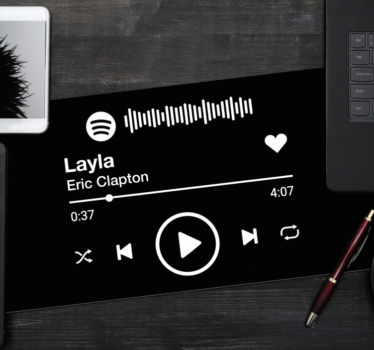 Tapetes de rato com nome Spotify - TenStickers