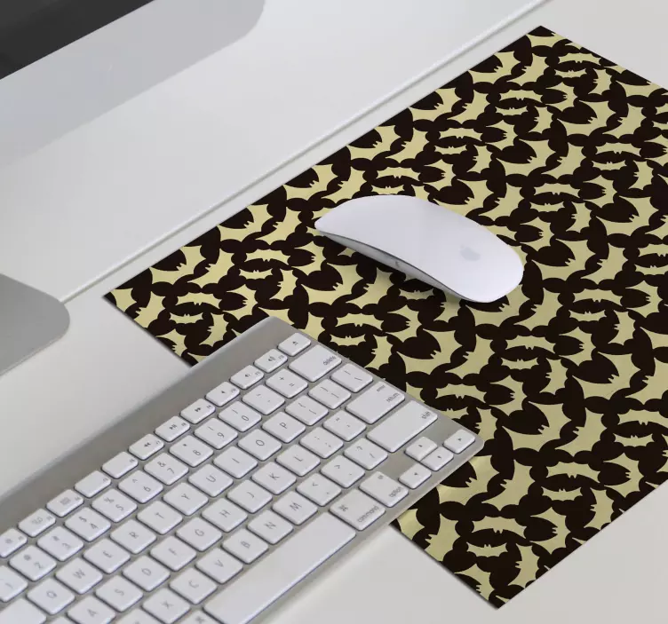 Mouse pad com texturas e padrões de morcegos - TenStickers