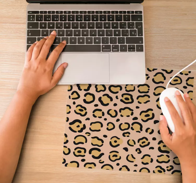 Mouse pad com texturas e padrões de onça - TenStickers